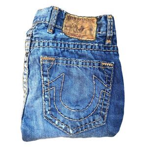 TRUE Religion Jeans Size 33 LOGAN SUPER T Blue